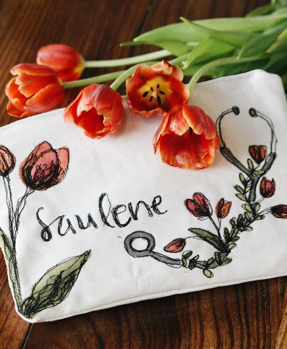 25cm zipper bag