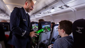 Air France opera primeiro voo do mundo com tecnologia Li-Fi