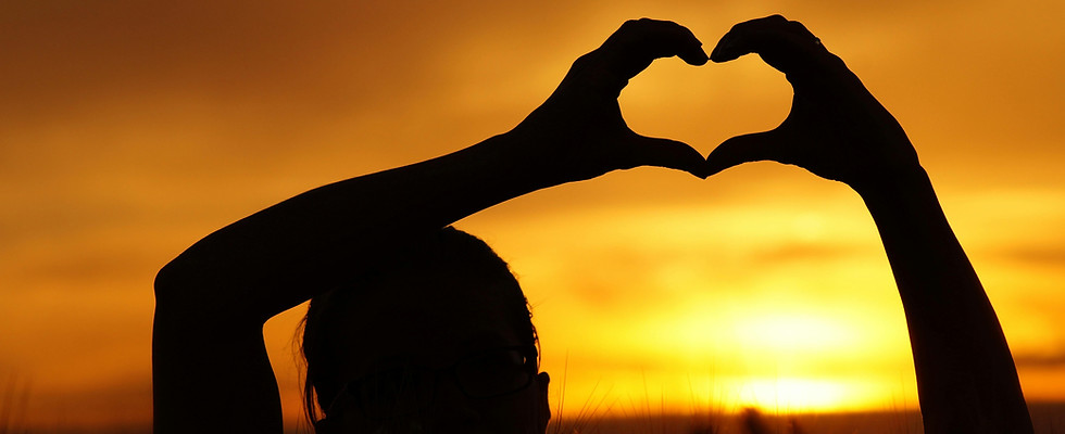 heart sunrise