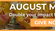 It's our August Match!