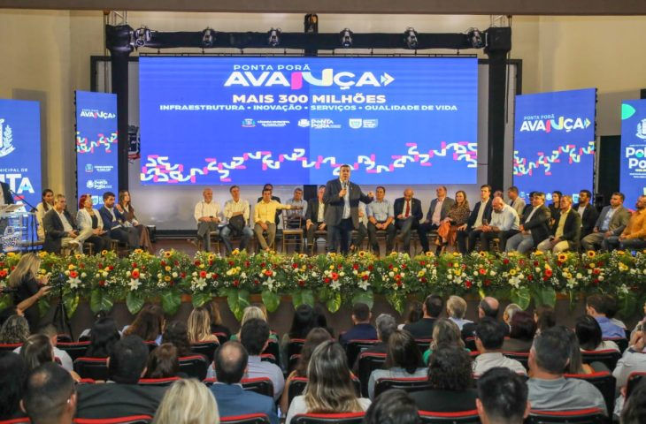 Com foco no desenvolvimento regional e na melhoria da qualidade de vida da população fronteiriça, foi lançado na noite de sexta-feira (23) o programa 'Ponta Porã Avança!'.