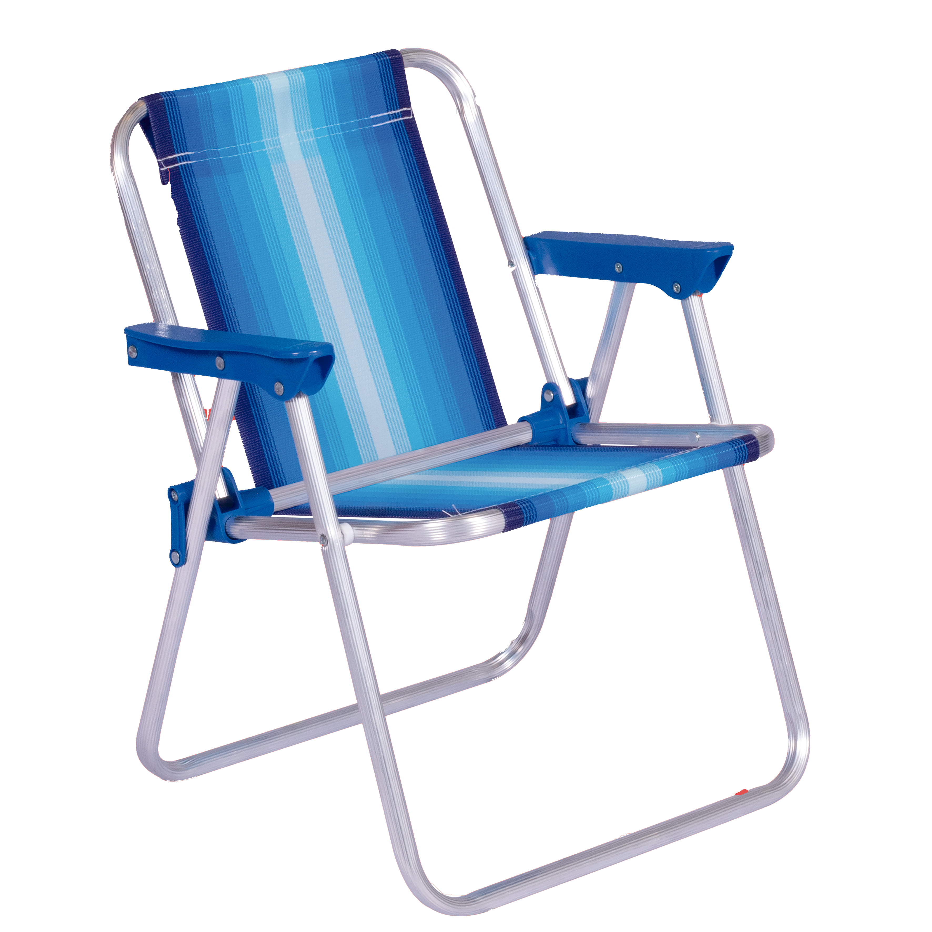 Reposera aluminio para niños azul