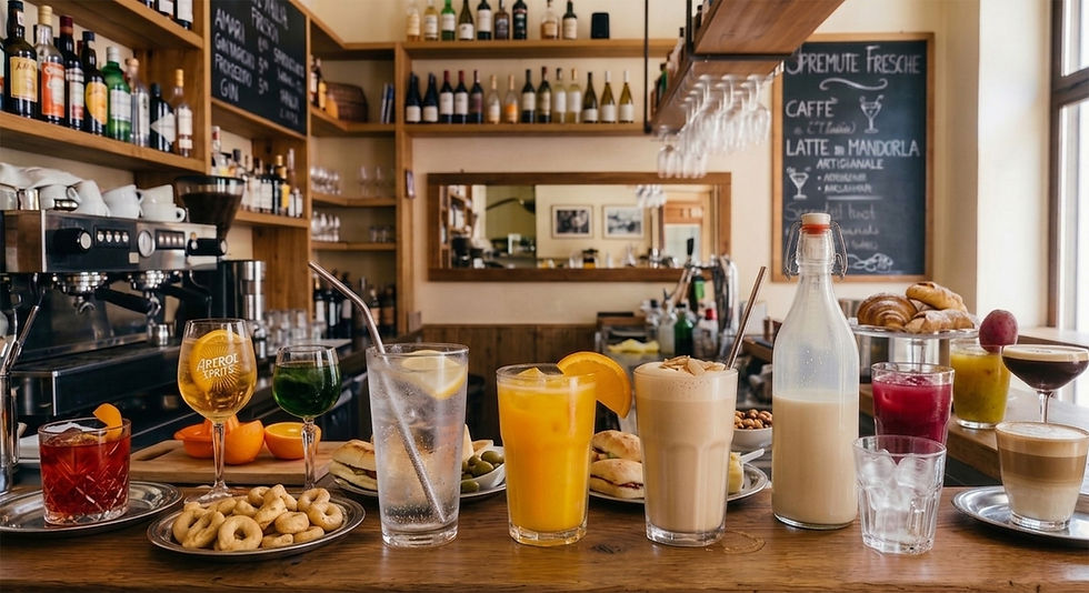 Arranged Food and Objects