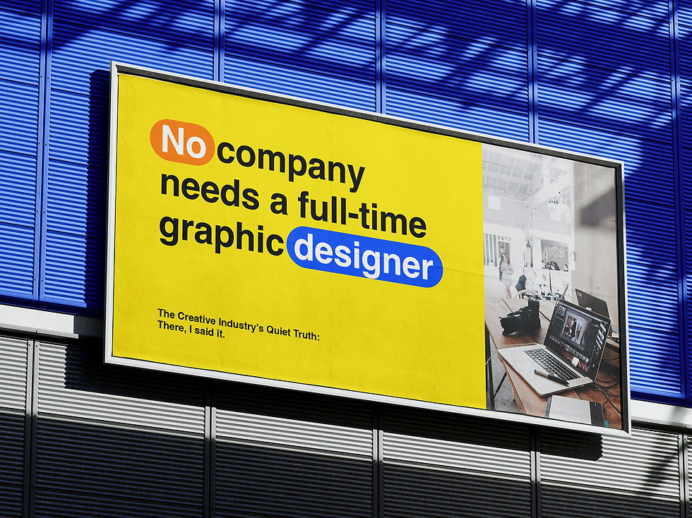 The Creative Industry’s Quiet Truth: No Company Needs a Full-Time Graphic Designer