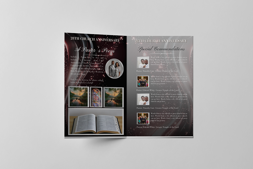 Thumbnail: Church Anniversary Program Template