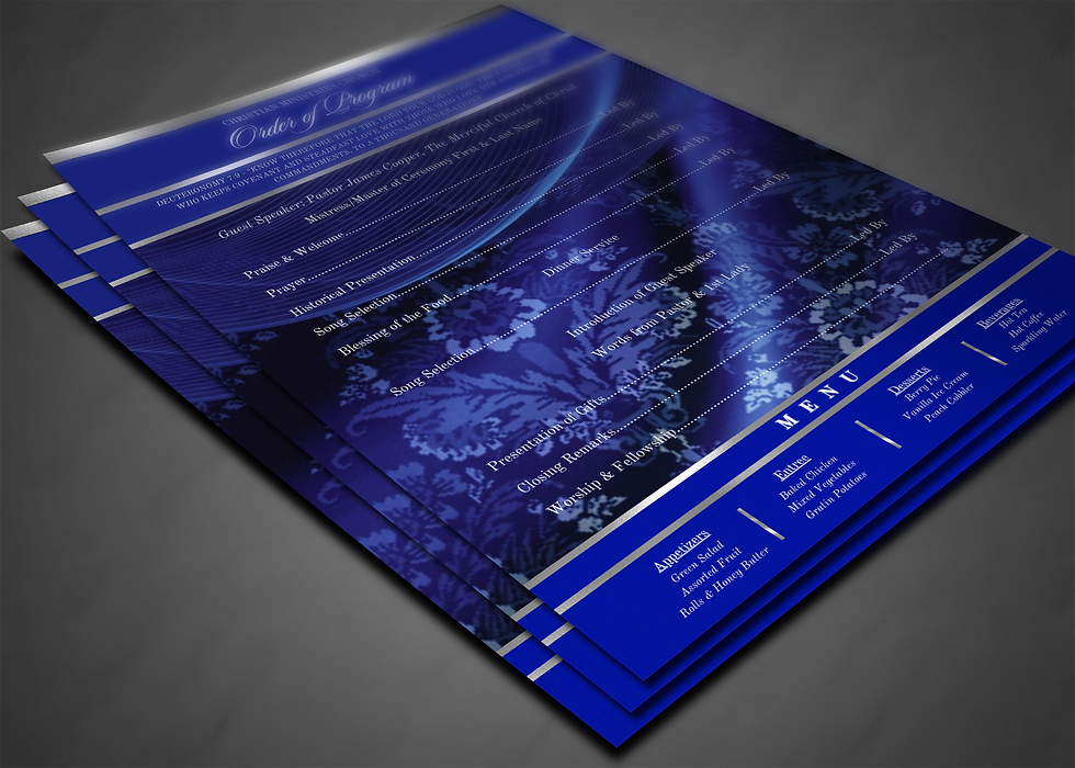 Thumbnail: Pastoral Installation Service Flyer