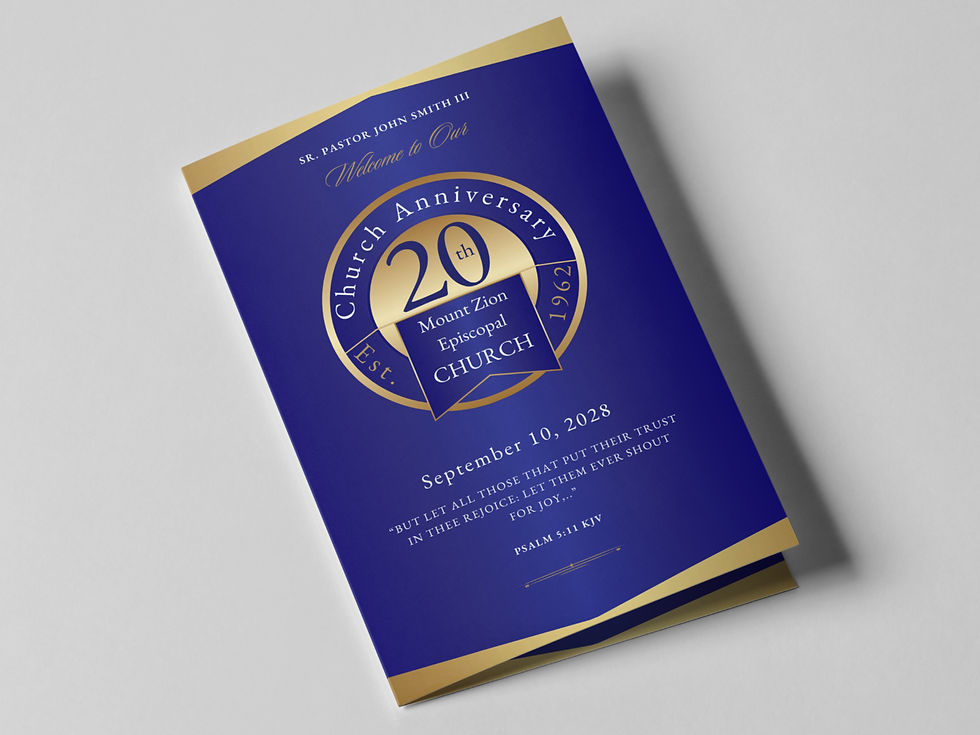 Church Anniversary Program