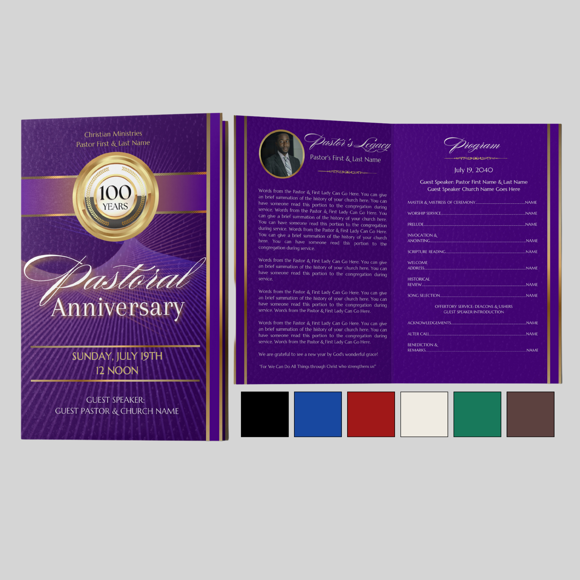 Purple Program Template