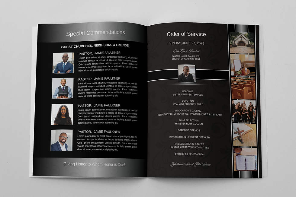 Thumbnail: Black & Deep Silver Pastor Program Template