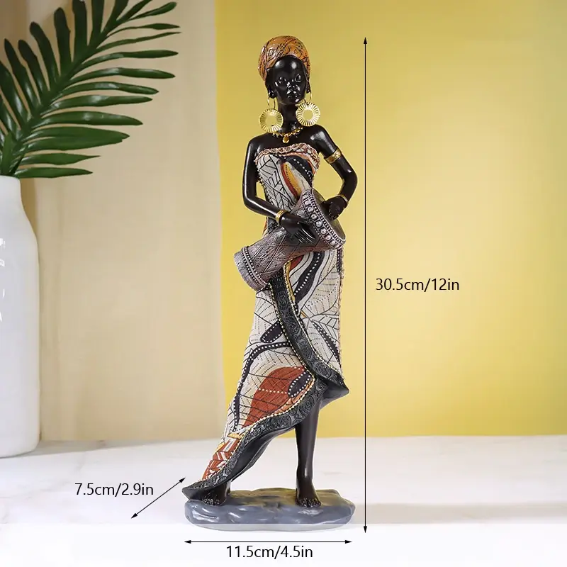 Miniature : Statuettes "personnages africains"