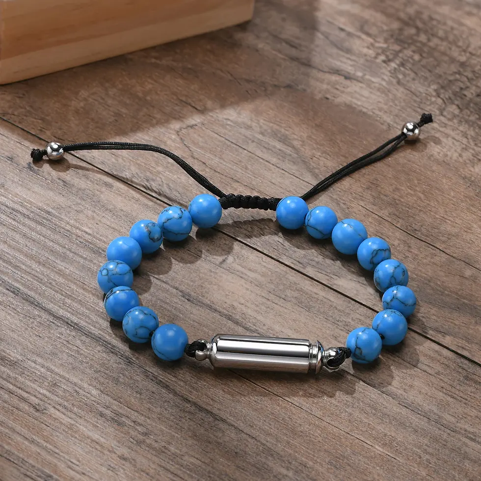Miniature : Bracelet en perles de lave