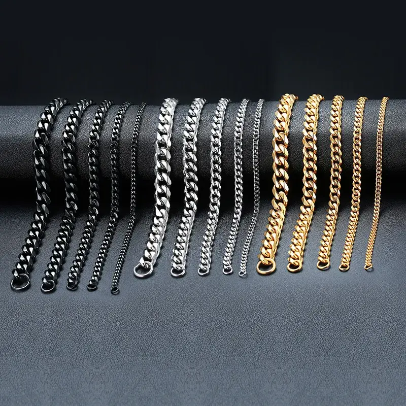 Miniature : Bracelet à chaîne gourmette Miami