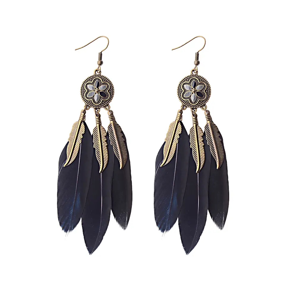 Miniature : Boucles d'oreilles Bohemian