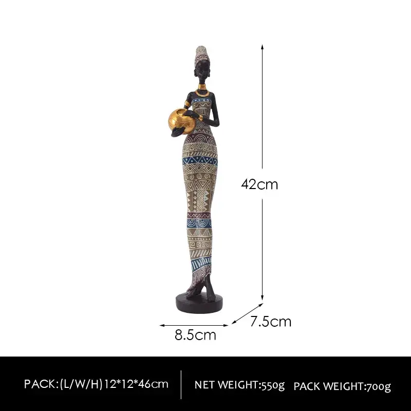 Miniature : Statues "femmes africaines"