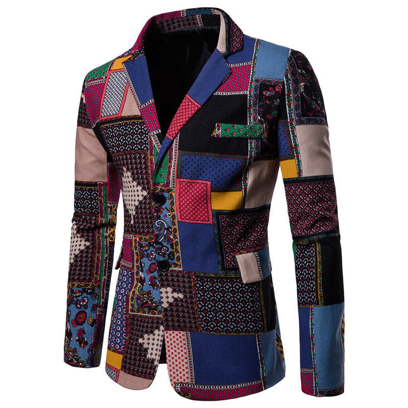 Miniature : Costume homme patchwork