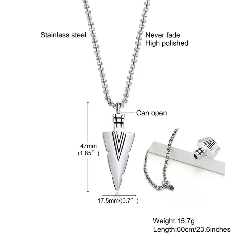 Miniature : Pendentif Kunai "pointe de flèche"