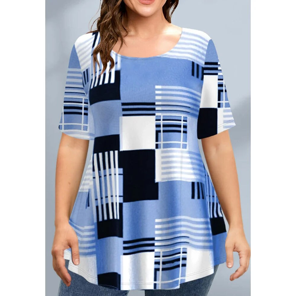 Miniature : T-shirt imprimé tribal manches courtes