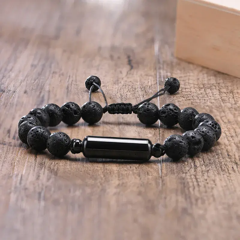 Miniature : Bracelet en perles de lave
