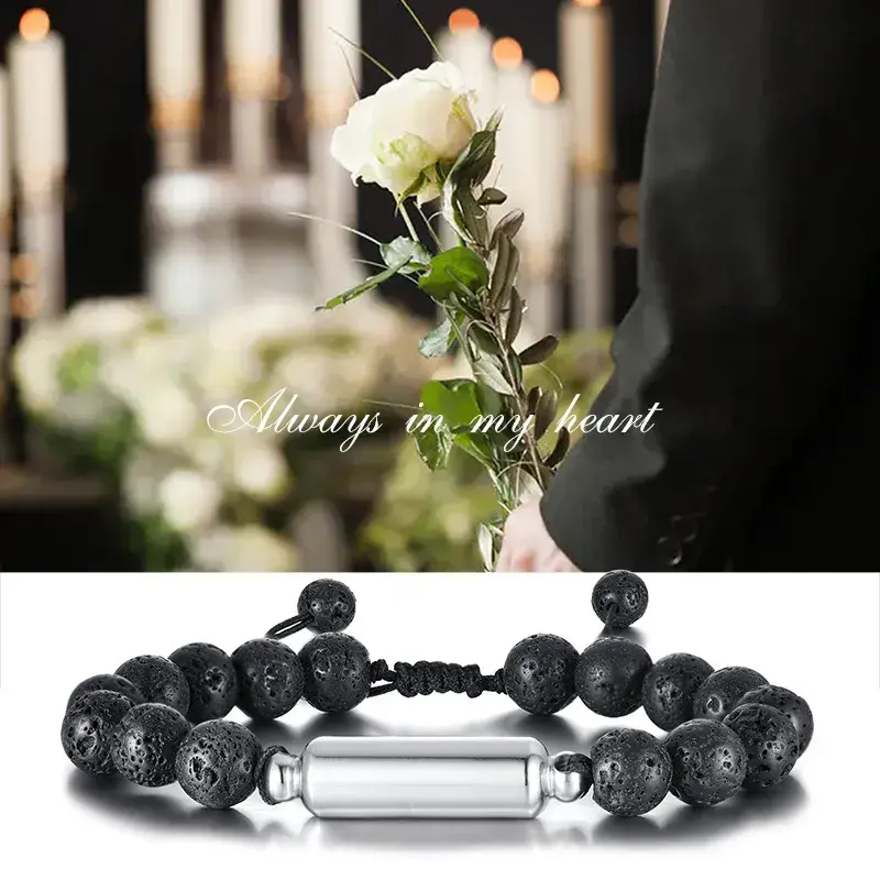 Miniature : Bracelet en perles de lave