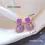 Miniature : Boucles d'oreilles carrées en strass