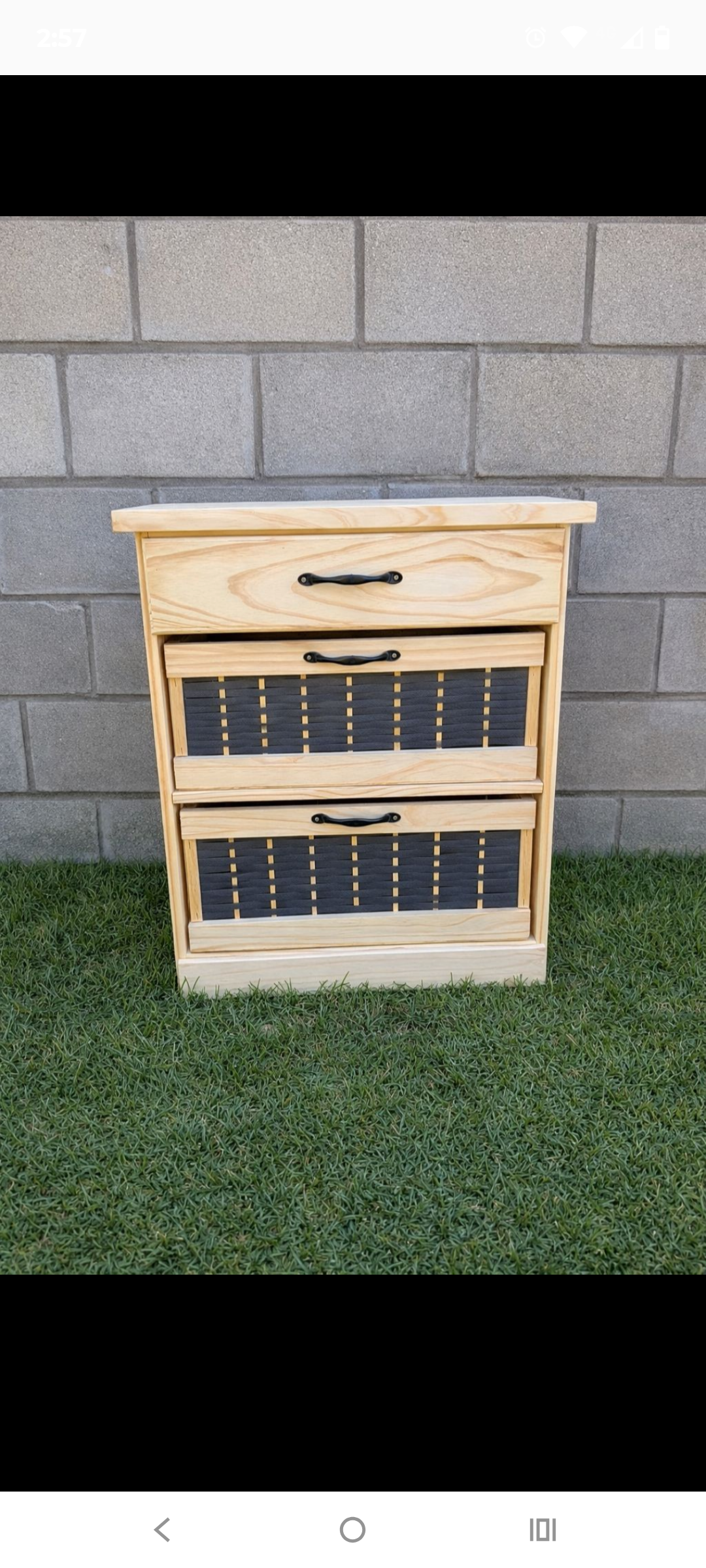 Cómoda con 1 cajón +2 canasto 