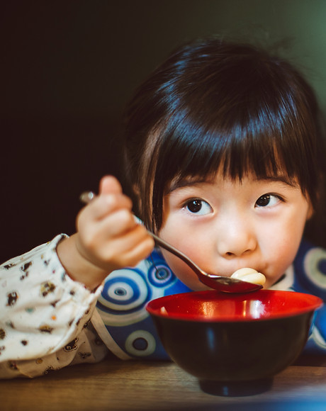 Little Girl in a Restaurant