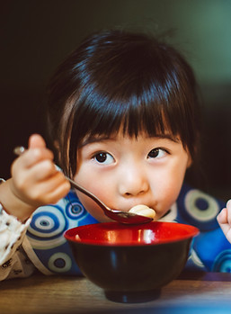 Little Girl in a Restaurant