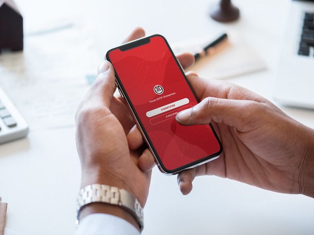 UX/UI Design for job fair organization app.