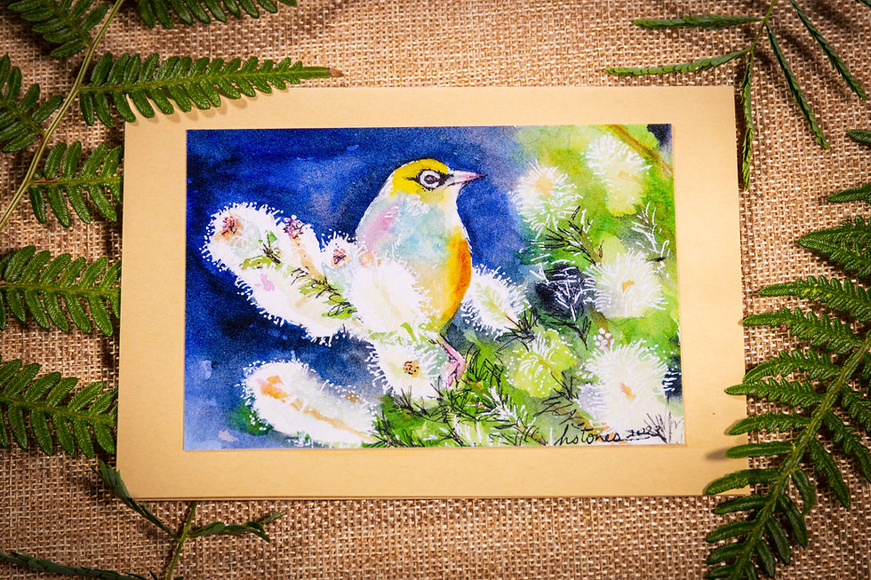 Thumbnail: Australian Watercolour Bird Greeting Card - Single