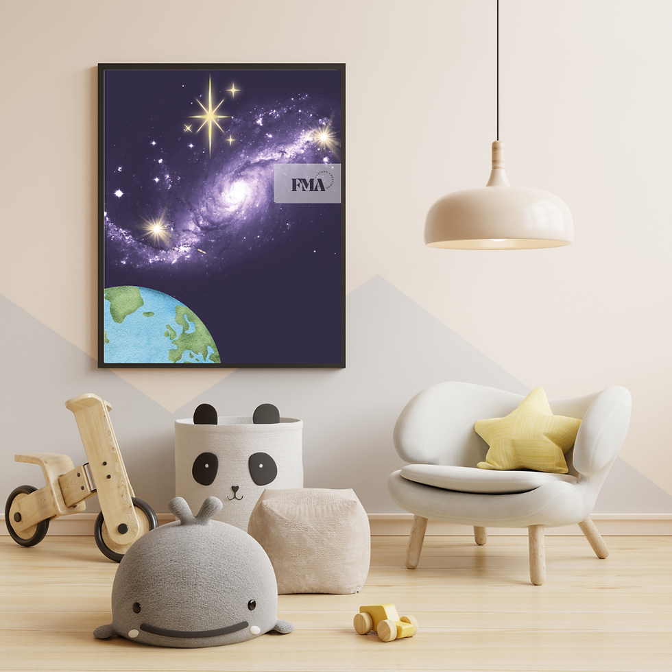 Thumbnail: Cosmic Dreams: Single Digital Wall Art  (No text)