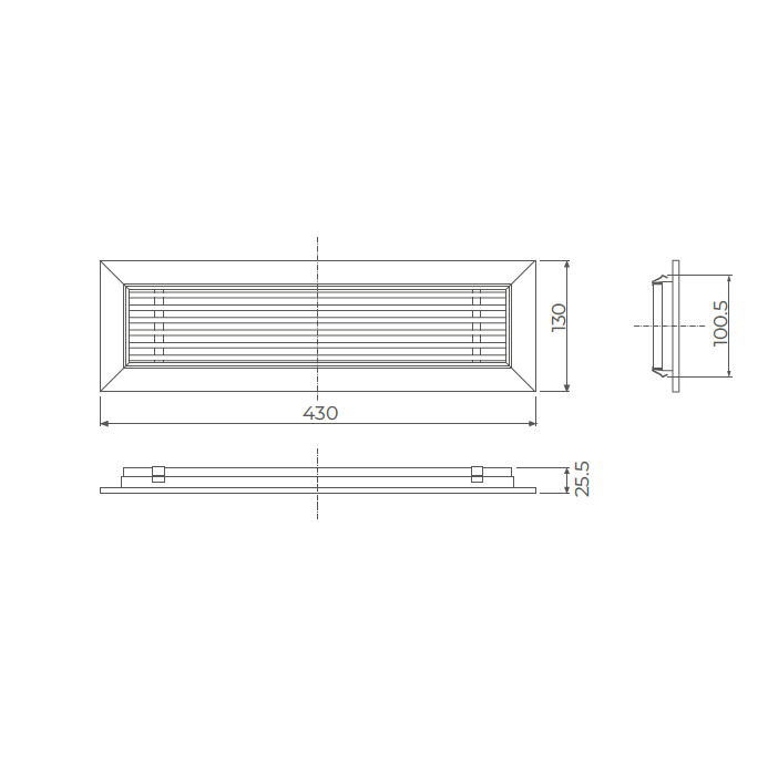 Miniaturbild: Wanddurchlass 400x100 (DN100)