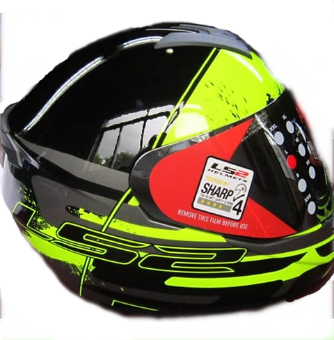 ls2 fluorescent helmet FF800 Nerve Gloss Black Neon Destination Moto road enthusiasts LS2 Strobe 2 Monza Matt