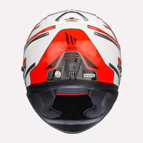 MT Thunder3 SV Pitlane Gloss Helmet (Red) | Ryders Corner