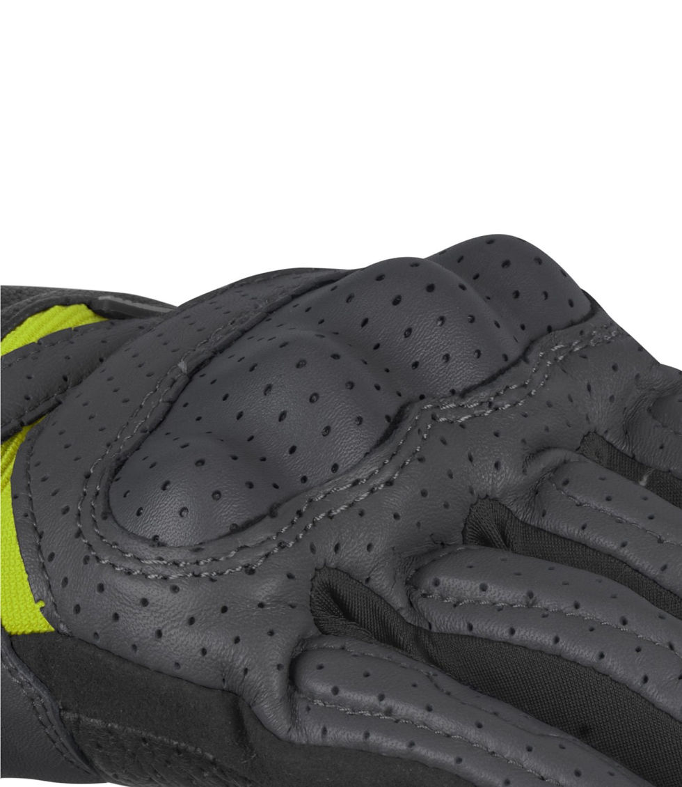Thumbnail: RYNOX AIR GT GLOVES - Grey Hi-Viz Green