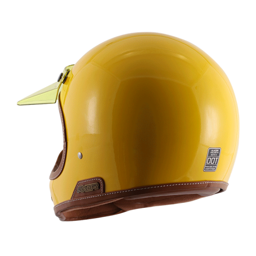 Thumbnail: Axor Retro Moto-X Yellow Helmet