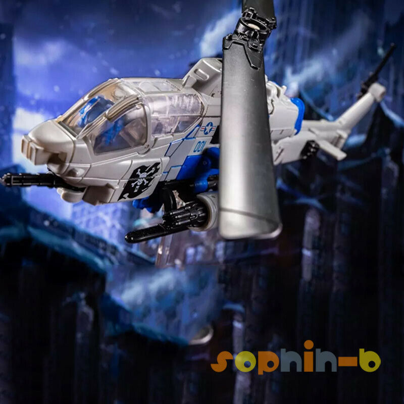 Thumbnail: Transformed Aoyi Dropkick Helicopter Spinister Action Figure KO Bumblebee Movie