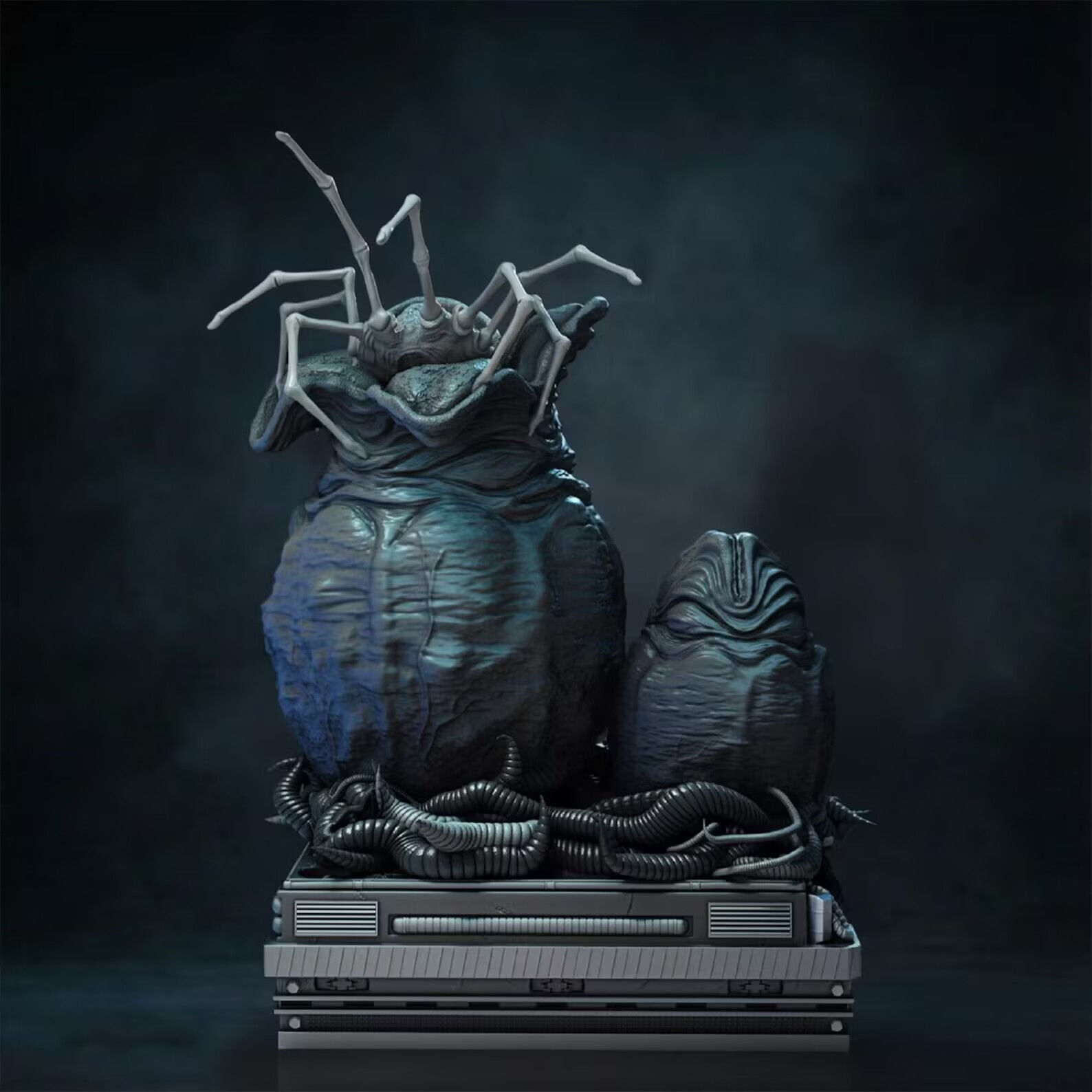 Custom Facehugger Alien Resin Model Kit Unpainted 3d Print GK Statue Figure