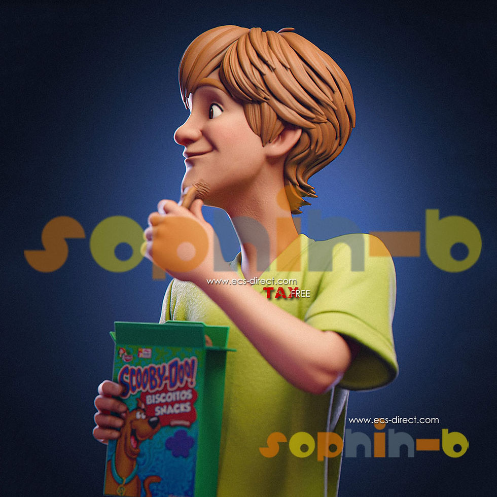 Thumbnail: Shaggy Scooby D Resin 1:4 Model Kit Unpainted 3d Print GK Statue Figure