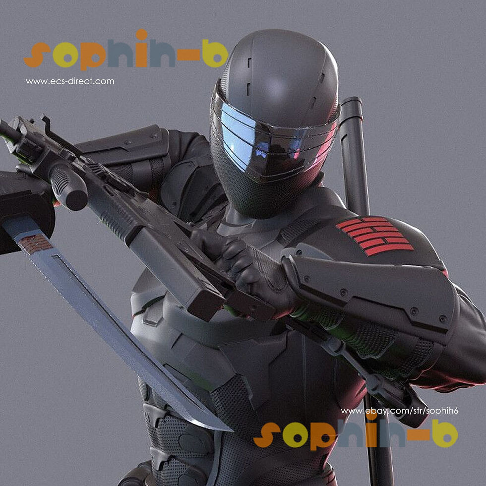 Thumbnail: Snake Eyes and Timber G I Joe Resin 1:6 Kit Unpainted 3d Print GK Statue Figure
