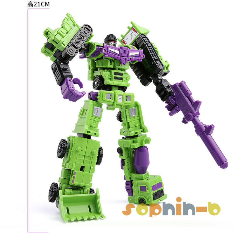Thumbnail: G1 Transformed Constructicon Devastator Set 6 in 1 100% Complete Figures
