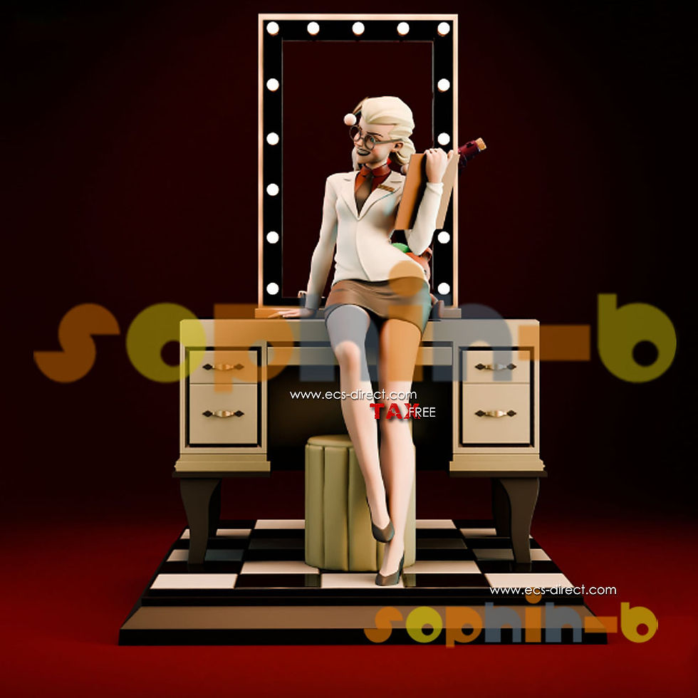 Thumbnail: TAS Harley Quinn Diorama Resin 1:4 Model Kit Unpainted 3d Print GK Statue Figure