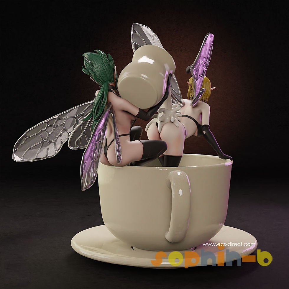 Thumbnail: Tinker Bondag Fairies NSFW 1:6 Model Kit Unpainted 3d Printed GK Statue Figure