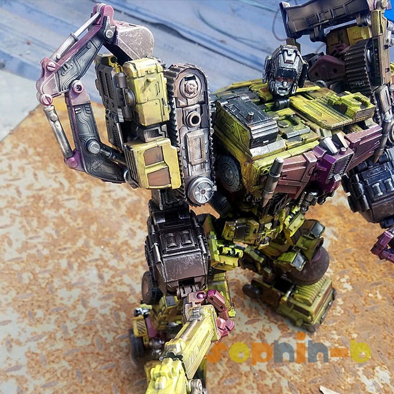 Thumbnail: Custom Paint Transformed Devastator Collectible Figures