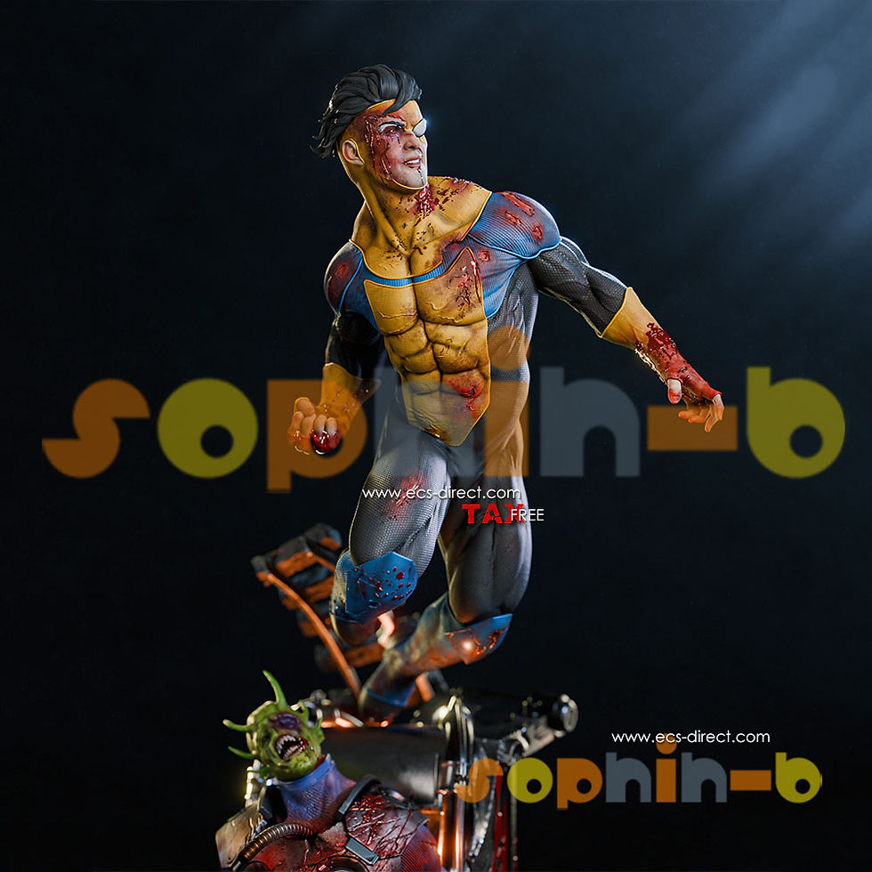Thumbnail: Omni Invincible Mark Grayson 1/6 Model Kit Unpainted 3d Printed GK Statue Figure
