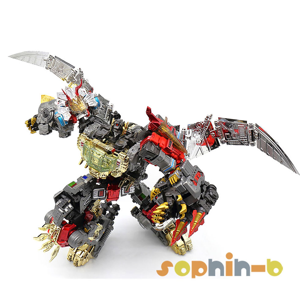 Thumbnail: G-Creation SRK01-05 Shuraking Volcanicus Dinoking Combiner Robot figures