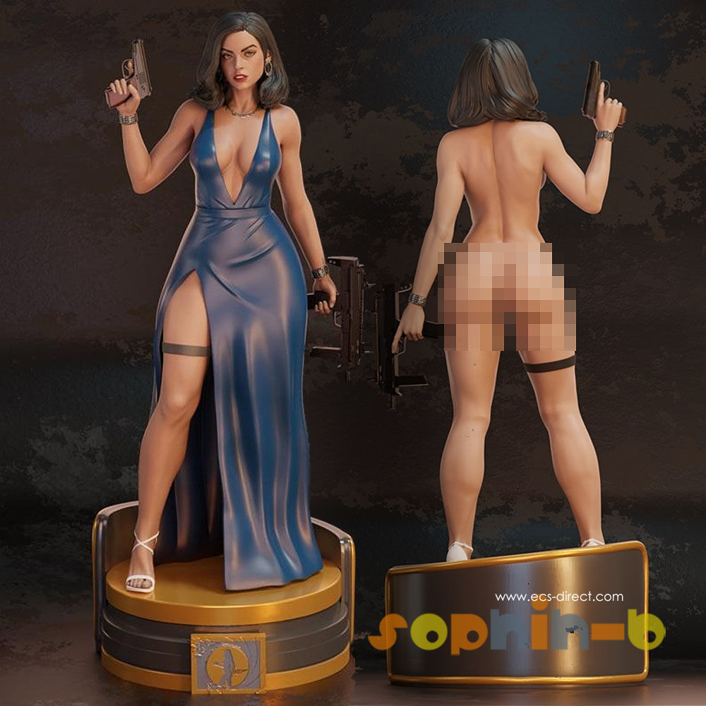 Bond Girl 007 NSFW Resin 1:4 Scale Model Kit Unpainted 3d Print GK Statue Figure