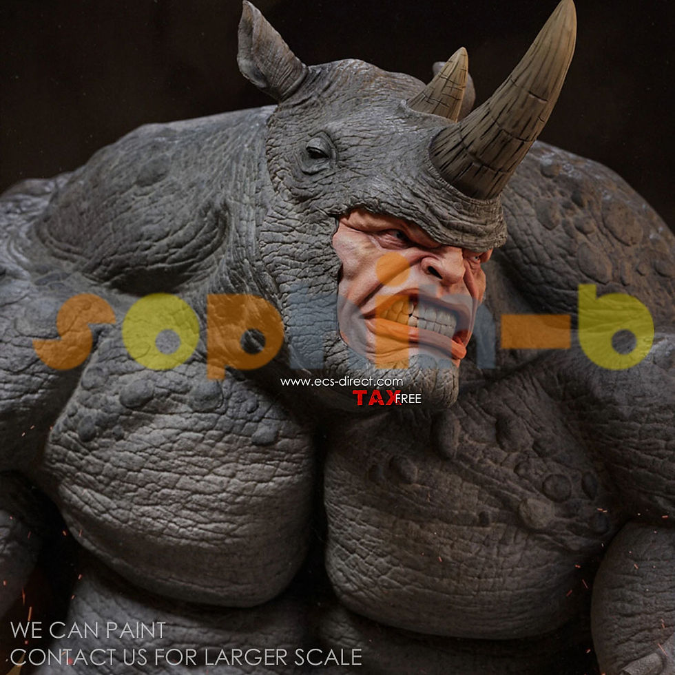 Thumbnail: Rhino Resin 1:4 Scale Model Kit Unpainted 3d Print GK Statue Figure
