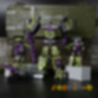 Thumbnail: Transformed Combiner Wars Custom Paint Devastator All 6 Figures Metal Parts