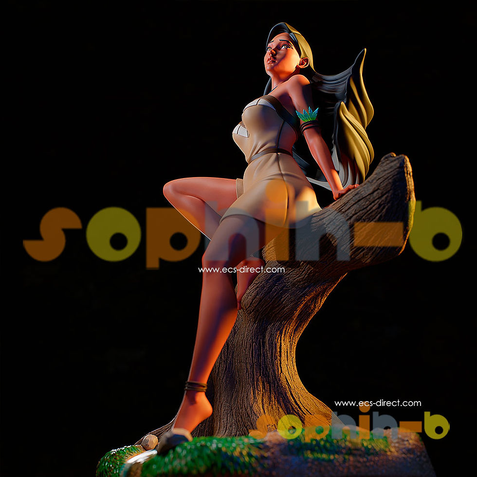 Thumbnail: Pocahontas NSFW Resin 1:6 Scale Model Kit Unpainted 3d Print GK Statue Figure