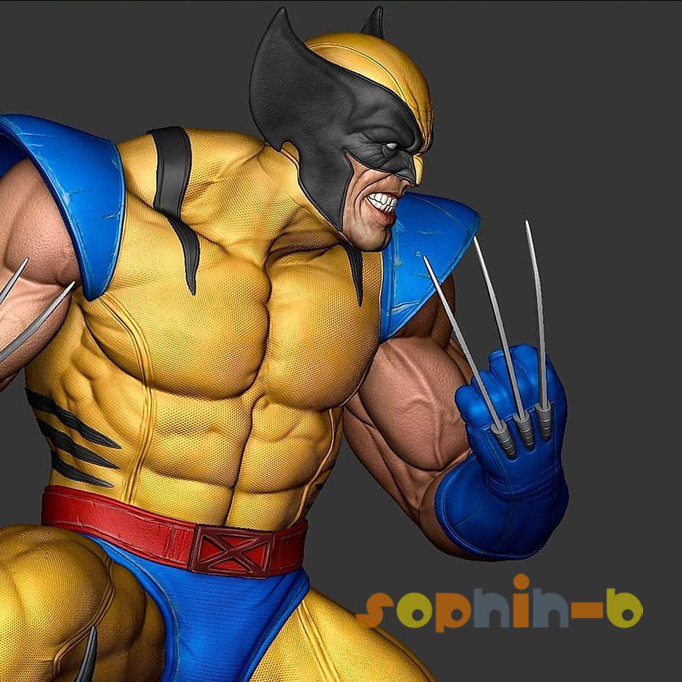Thumbnail: X-Men Wolverine Sentinel Resin 1:4 Model Kit Unpainted 3d Print GK Statue Figure